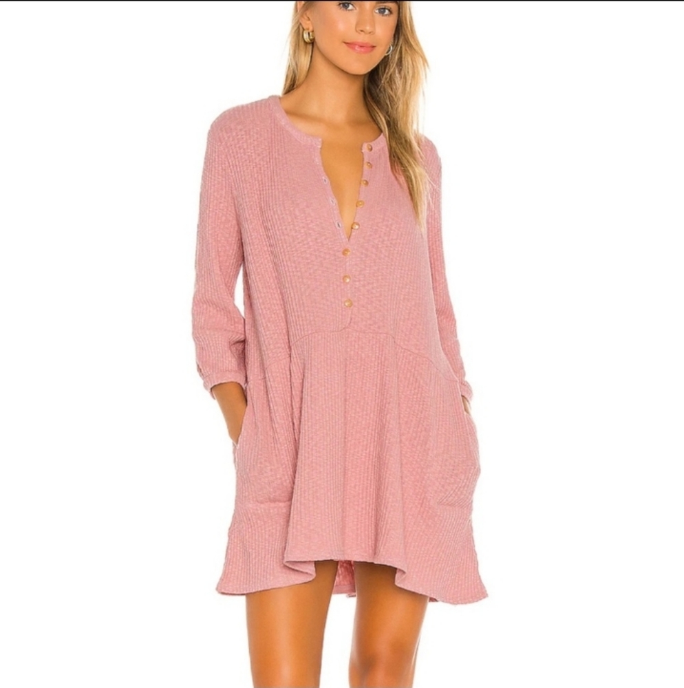 Free people beach blossom button up dress SOLD OUT! TRADE FOR THE RIGHT FP - Picture 2 of 9